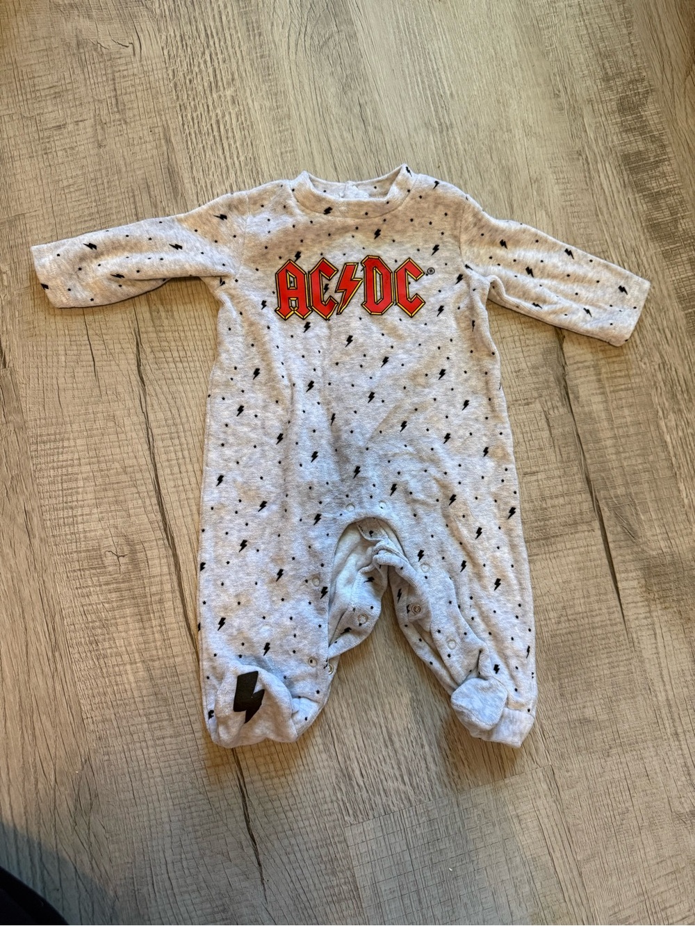 Baby ACDC Onesie Size 3/6m